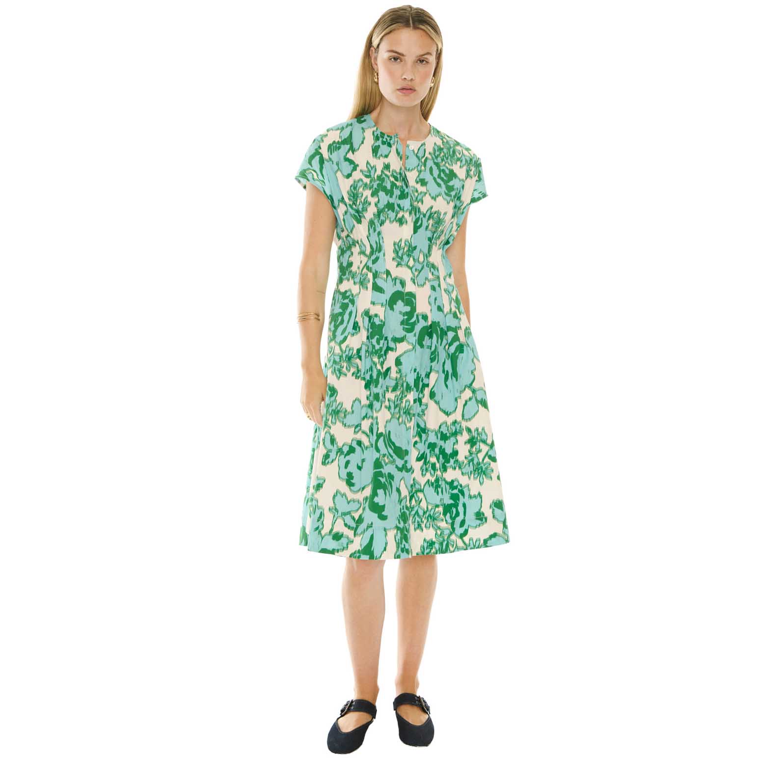 POL Jaine Tucked Dress